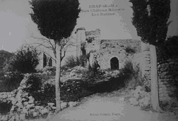Le Château de Drap : carte postale 